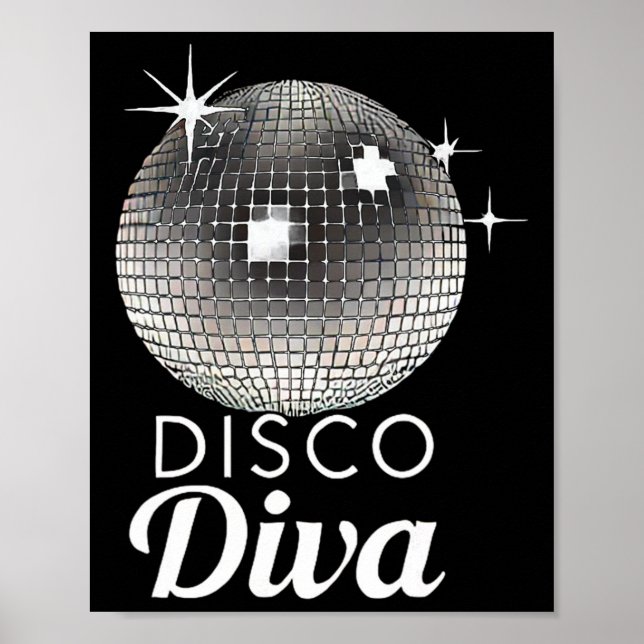 Disco Boll Disco Diva Queen3 Poster (Framsidan)