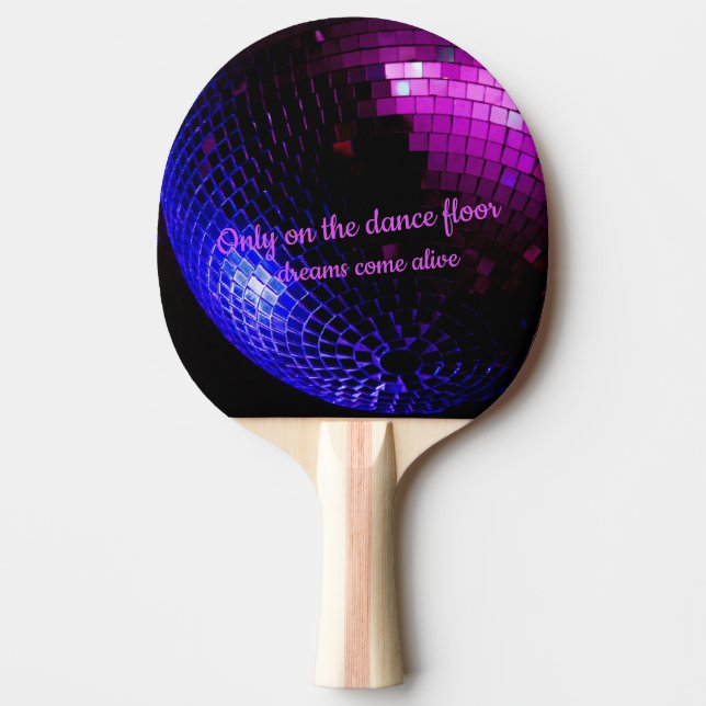 Disco Boll Dreams Pingisracket (Framsidan)
