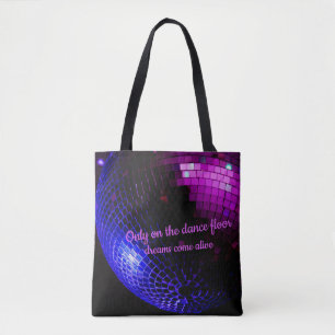 Disco Boll Dreams Tote Bag Tygkasse