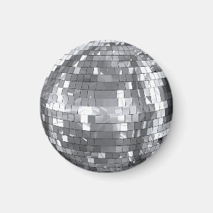 Disco Boll Fest Möhippa Födelsedagsfest Roligt Magnet