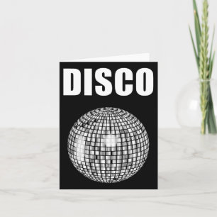 Disco Boll för Funky Soul Music Älskare Kort