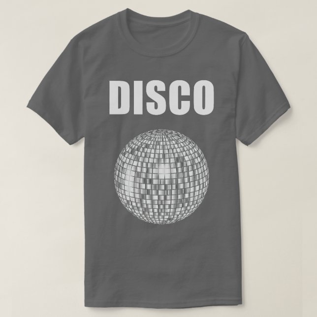Disco Boll för Funky Soul Music Älskare T Shirt (Design framsida)