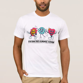 Disco boll-fotnotsskjorta t shirt