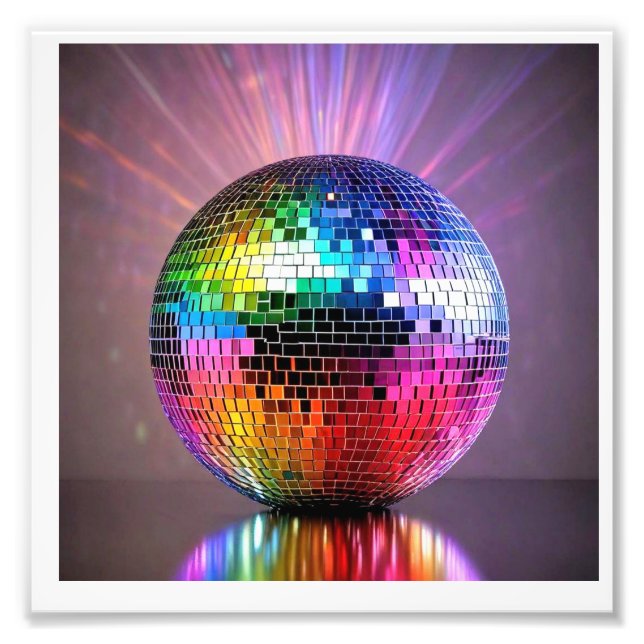 disco boll fototryck (Framsidan)