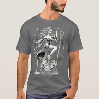 Disco Boll Girl T Shirt