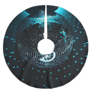 Disco Boll Glare, NightClub Background. Julgransmatta Borstad Polyester