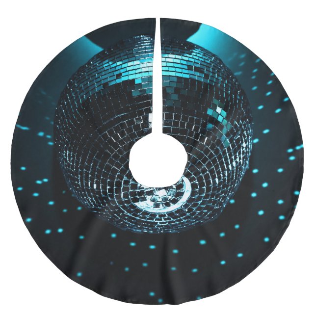 Disco Boll Glare, NightClub Background. Julgransmatta Borstad Polyester (Framsidan)