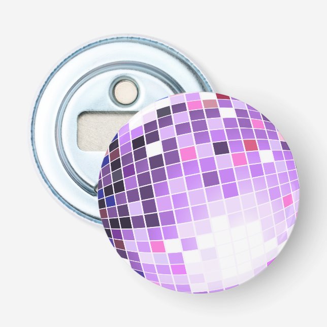 Disco Boll, Glitter Boll eller spegel boll Flasköppnare (Framsidan)
