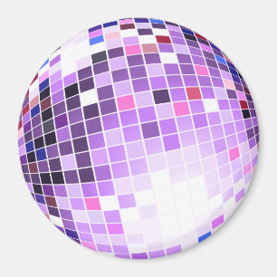 Disco Boll, Glitter Boll eller spegel boll Magnet