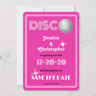 DISCO Boll - Groovy Magenta Spara Datumet