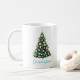 Disco Boll Julgran Ornament Anpassad Högtid Kaffemugg