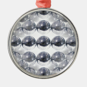 disco boll julgransprydnad metall