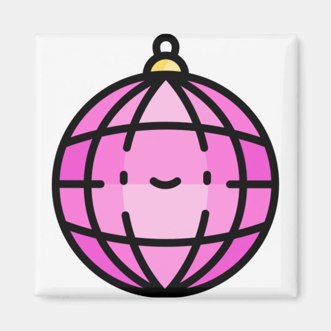 Disco boll magnet (Framsidan)