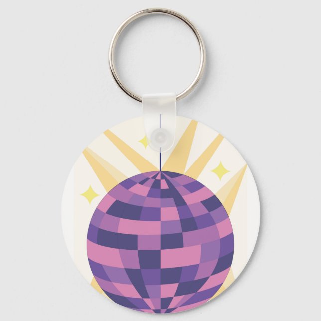 Disco Boll Nyckelring (Framsida)