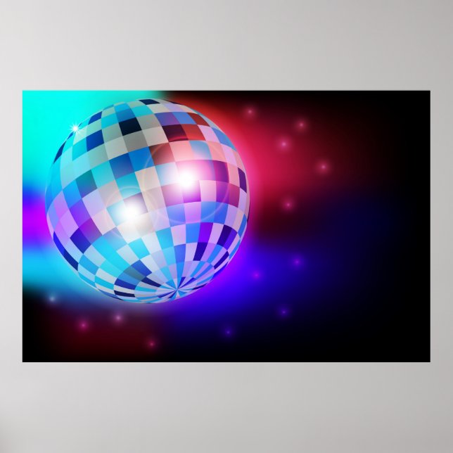 Disco Boll Poster (Framsidan)