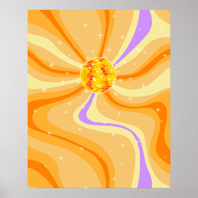 Disco Boll Poster (Framsidan)