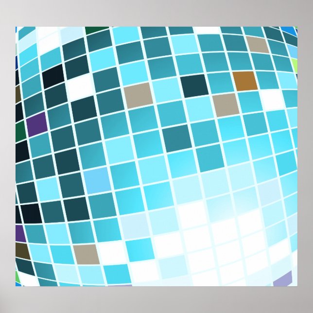 Disco Boll Poster (Framsidan)