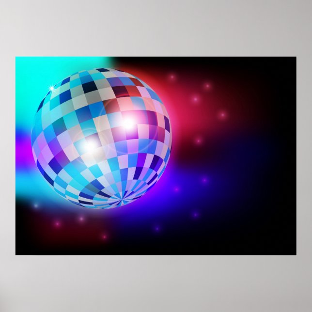 Disco Boll Poster (Framsidan)