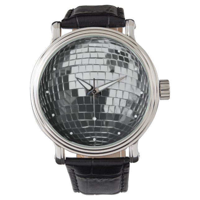 Disco Boll Retro Party Watch Armbandsur (Framsida)