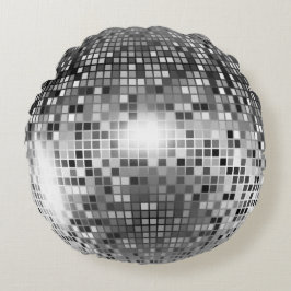 Disco Boll Rund Kudde