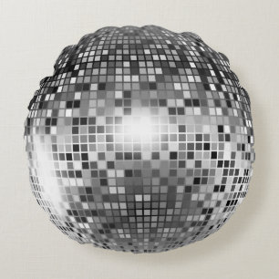 Disco Boll Rund Kudde