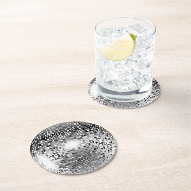 Disco Boll Underlägg Papper Rund (Insitu)