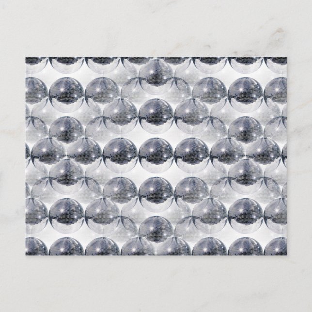disco boll vykort (Framsida)