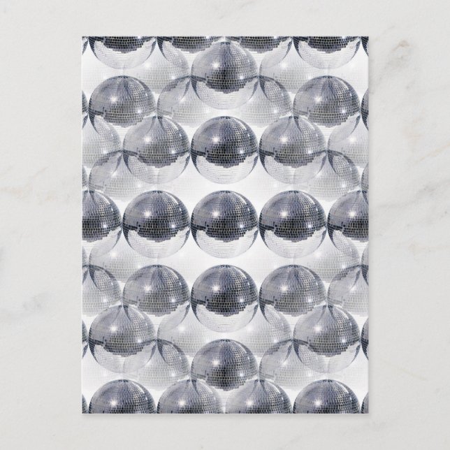 disco boll vykort (Framsida)