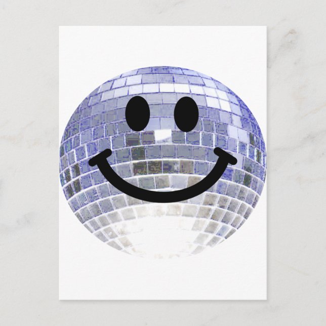 Disco Boll Vykort (Framsida)