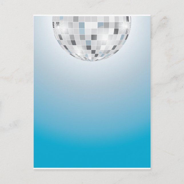 Disco Boll Vykort (Framsida)