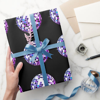 Disco Boll Wrapping Papper Presentpapper