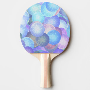 Disco bollar i pastellregnbåge färg - 3D-optik Pingisracket