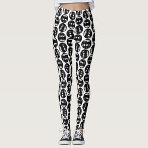 Disco Bollar Spegel Boll Mönster ANPASSNINGSBAR B Leggings