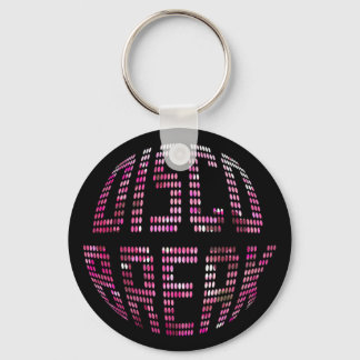 Disco Break Rosa Keychain Nyckelring