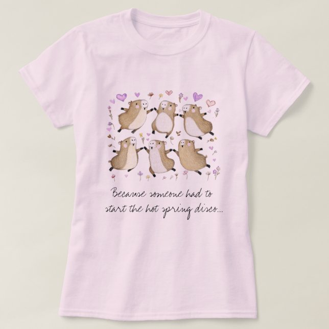 Disco Capybara T-shirt (Design framsida)