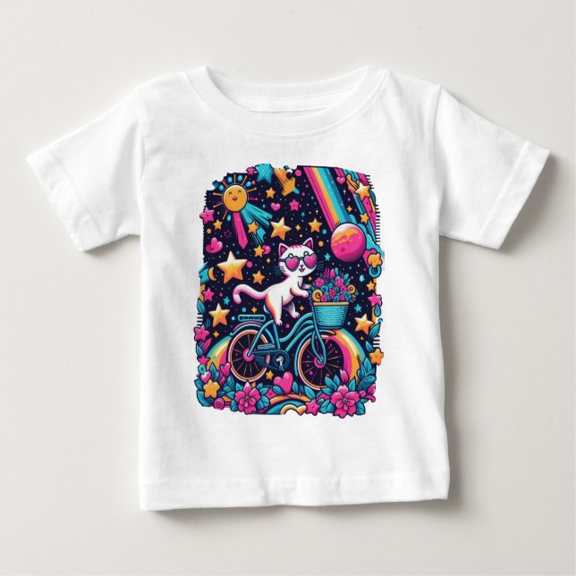 Disco Cat T Shirt (Framsida)