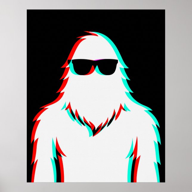 Disco Cool Glitchfoot RGB Poster (Framsidan)