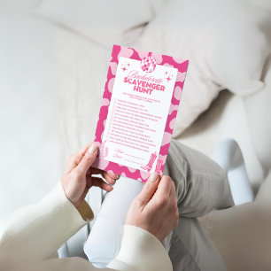 Disco Cowgirl Bachelorette Scavenger Hunt Game
