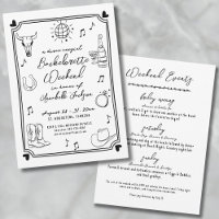 Disco Cowgirl Hand plockade Bachelorette Party