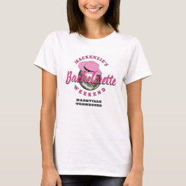 Disco Cowgirl Sällskapsfest För Hen T Shirt