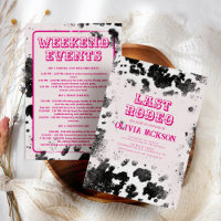 Disco Cowgirl Shock rosa Western Bachelorette Part