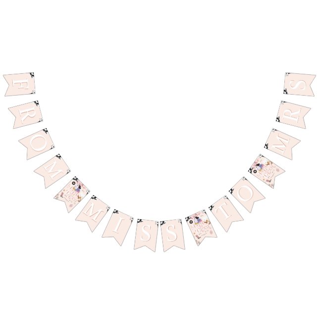 Disco Cowgirl Sistaminuten | Fröken blir Fru Vimplar (Alla)