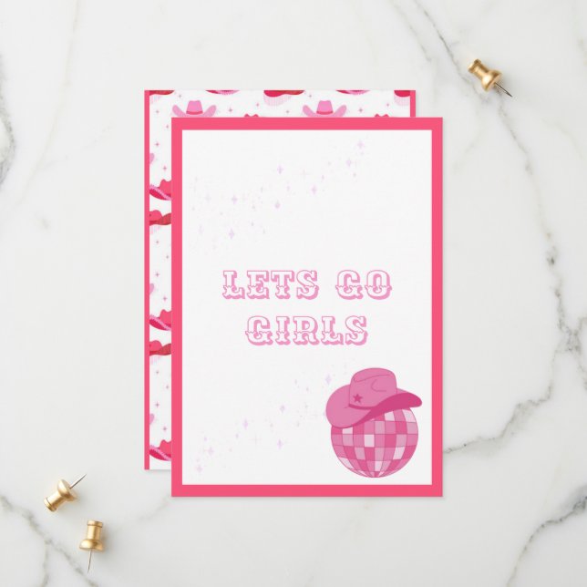 Disco Cowgirl Spara Datumet (Fram/Back In Situ)