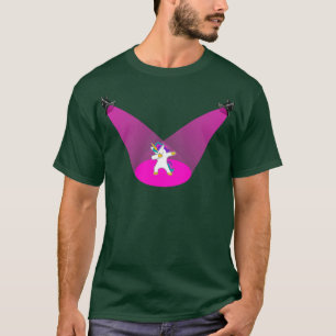 Disco DABBING Party Disco Hip hop Unicorn 4 T Shirt