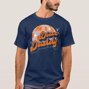 Disco Daddy Matchande 60 s 70s Pappas vänner T Shirt