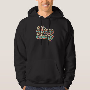 Disco Daddy Retro Matchande 60- och 70-tals kostym Hoodie
