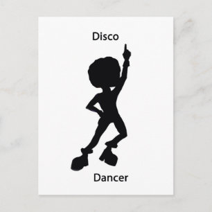 Disco dancer vykort