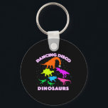 Disco Dancing Dinosaurs Prove Awesome Teacher Pres Nyckelring<br><div class="desc">Disco Dancing Dinosaurs Prove Awesome Teacher Present Idea</div>