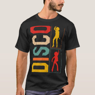 Disco Dancing Kung Queen Vintage Retro 70's Disco T Shirt