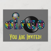 Disco Dancing Mirrored Boll och Vinyl Record